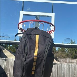 Nike Black and Gold Men's Backpack
